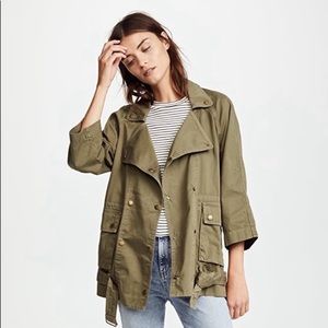 Current/Elliot Jacket Green Military Infantry Jack